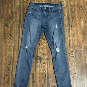 GAP Women's Distressed Skinny Jeans - Blue